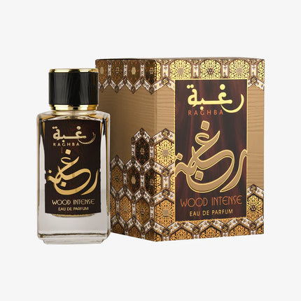 Raghba Wood Intense Eau De Parfum 100ml By Lattafa Perfumes