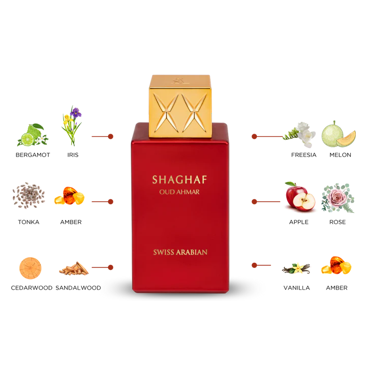 SWISS ARABIAN SHAGHAF OUD AHMAR FOR UNISEX