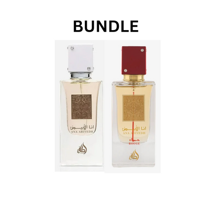 Lattafa Ana Abiyedh & Ana Abiyedh Rouge | 2 x 100ml Bundle Deal