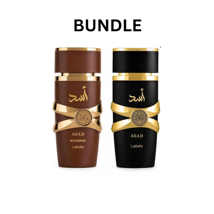 Lattafa Asad & Asad Bourbon | 2 x 100ml Bundle Deal