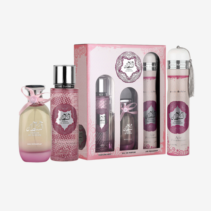 Hareem Al Sultan Gift Set EDP 100ml,Mist 250ml,Air Freshener 300ml By Ard Al Zaafaran