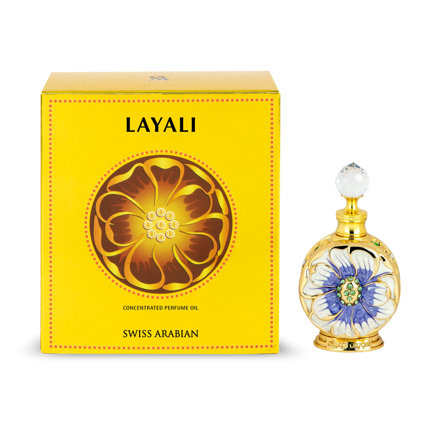 Swiss Arabian Layali + Amaali+ Yulali  15ml Perfume Oil Women's Collection