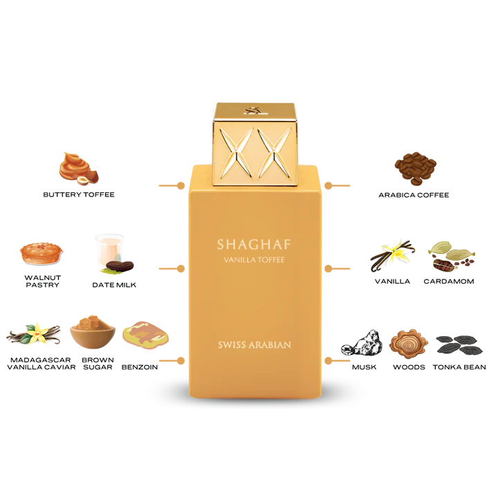SWISS ARABIAN SHAGHAF VANILLA TOFFEE FOR UNISEX