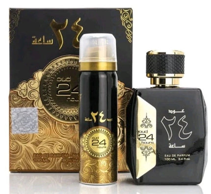 Oud 24 Hours Eau De Parfum 100ml With Deodorant By Ard Al Zaafaran